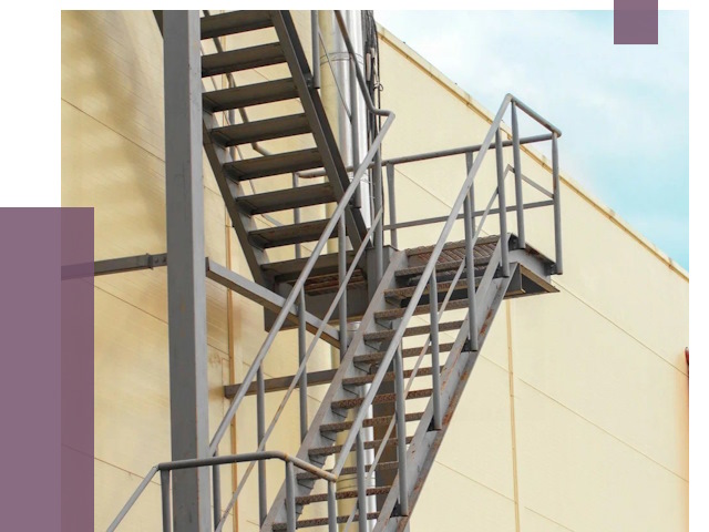 Пожарные лестницы в Кузнецке от 12509 руб. — монтаж и продажа | ПРОЛЁТ-Кнц