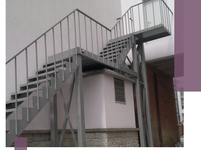 Монтаж пожарных лестниц под ключ в Кузнецке с гарантией качества