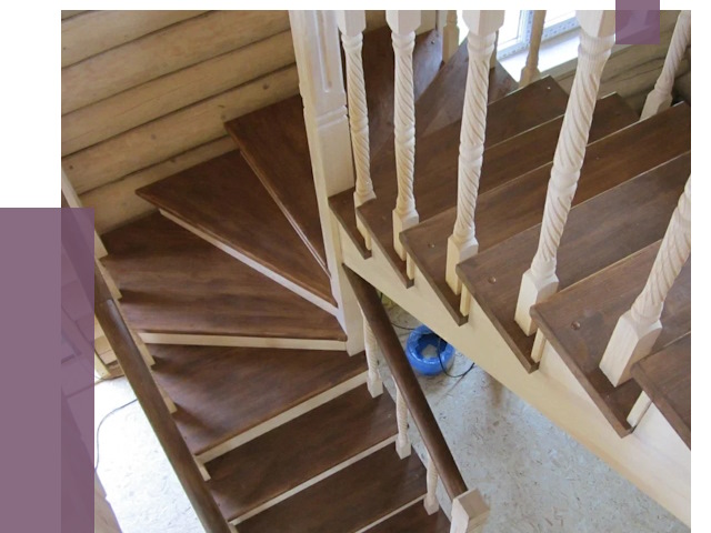 Реставрация деревянных лестниц в Кузнецке от 4378 руб.