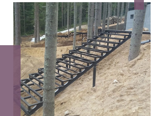 Монтаж металлических лестниц в Кузнецке от 13812 руб. 