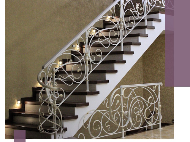 Кованые лестницы под ключ в Кузнецке — изготовление и монтаж