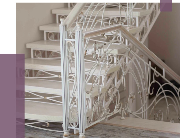 Изготовление кованых лестниц на заказ в Кузнецке от 88604 руб. | ПРОЛЁТ-Кнц