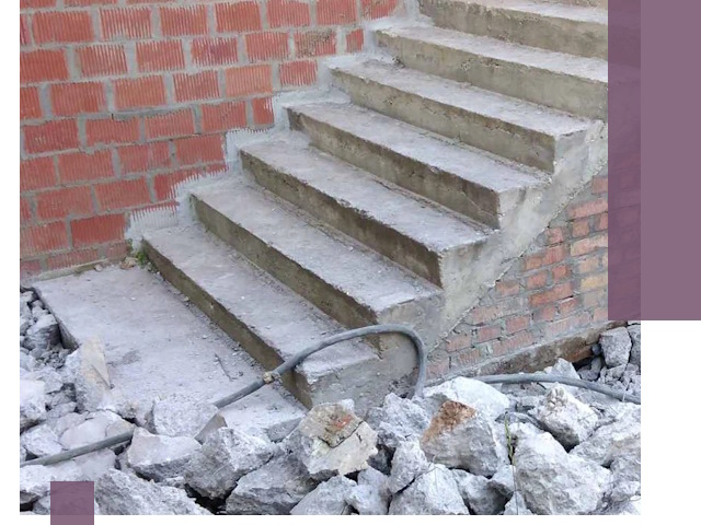 Демонтаж бетонных лестниц в Кузнецке: быстро и безопасно