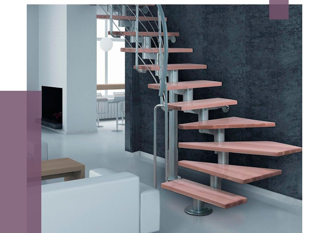 Модульные лестницы в Кузнецке от 17200 руб. — купить в ПРОЛЁТ-Кнц