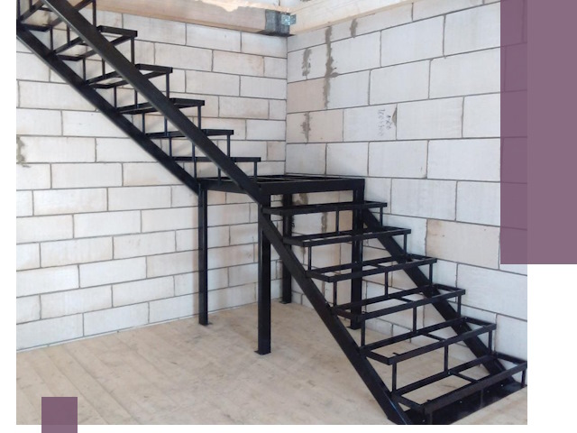 Лестницы на металлокаркасе под ключ в Кузнецке — изготовление и монтаж