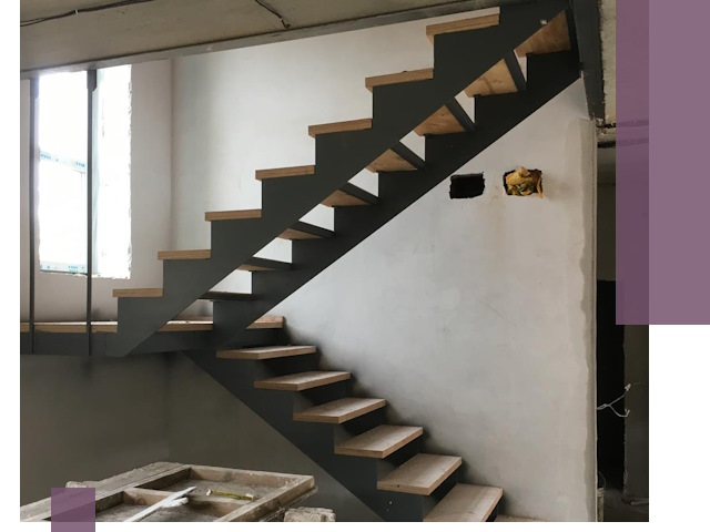 Изготовление лестниц на металлокаркасе в Кузнецке от производителя