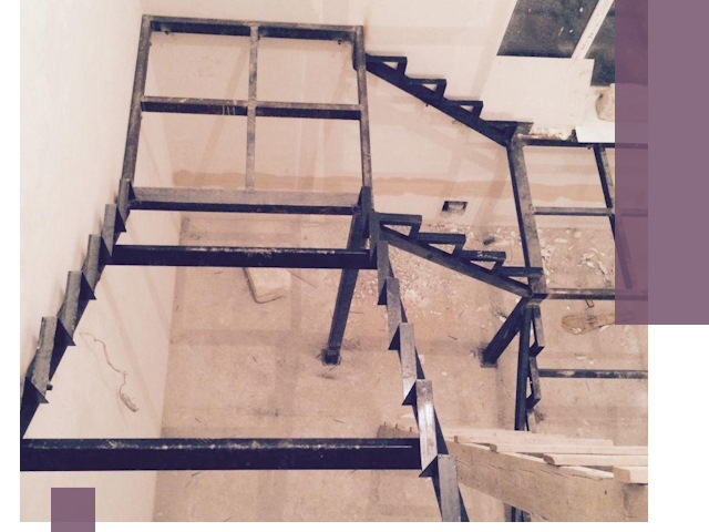 Монтаж лестниц на металлокаркасе в Кузнецке быстро и качественно