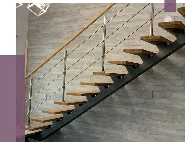 Изготовление лестниц на монокосоуре в Кузнецке от 77659 руб. 