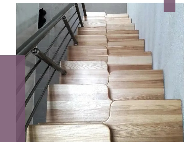 Лестницы гусиный шаг в Кузнецке от 13291 руб. под ключ | ПРОЛЁТ-Кнц