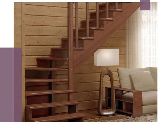 Лестницы эконом класса в Кузнецке от 18607 руб. бюджетные решения