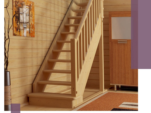 Лестницы эконом класса под ключ в Кузнецке — недорого и быстро