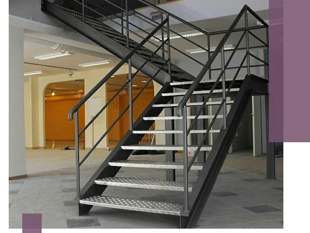 Лестницы для офиса в Кузнецке: изготовление, монтаж, демонтаж