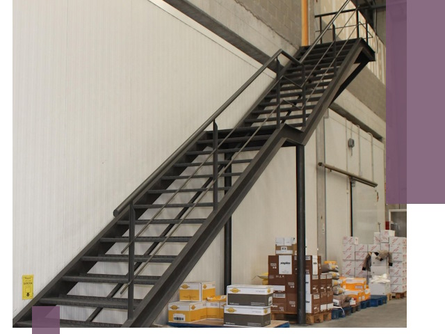 Лестницы для производства в Кузнецке — изготовление и монтаж