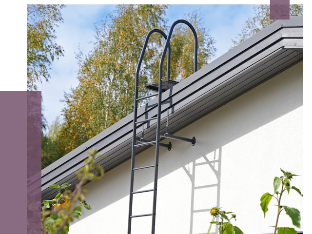 Лестницы на крышу в Кузнецке от 19493 руб. — монтаж и монтаж ПРОЛЁТ-Кнц