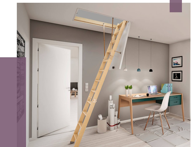 Чердачные лестницы в Кузнецке — от 14854 руб. | ПРОЛЁТ-Кнц