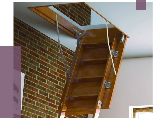 Установка чердачной лестницы в Кузнецке от 7974 руб. | ПРОЛЁТ-Кнц