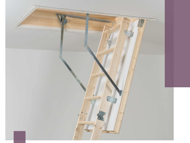 Установка чердачной лестницы под ключ в Кузнецке