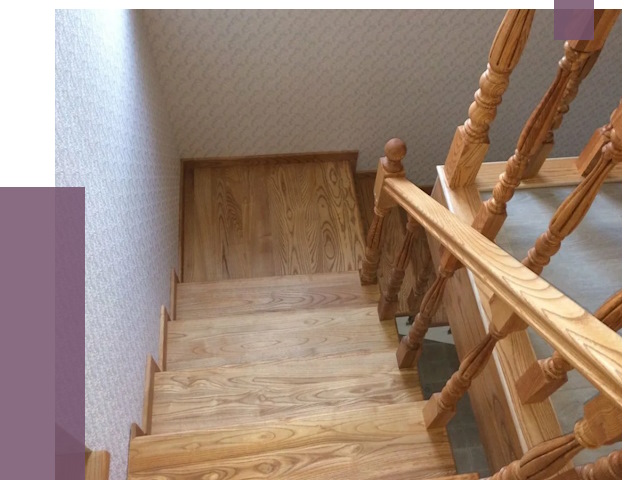 Сосновые лестницы в Кузнецке под ключ от 8235 руб.  | ПРОЛЁТ-Кнц