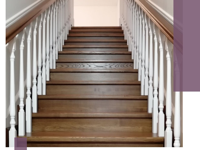 Лестницы из ясеня на заказ в Кузнецке — изготовление и монтаж