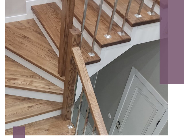 Обшивка металлических лестниц под ключ в Кузнецке