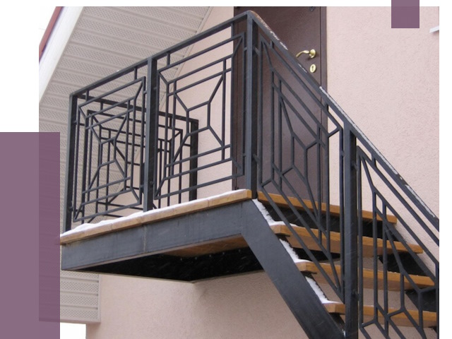 Металлические перила в Кузнецке от 4378 руб.  | ПРОЛЁТ-Кнц