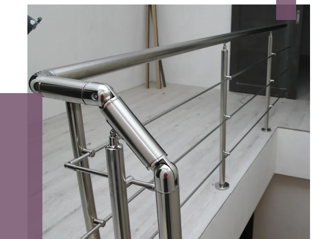 Перила из нержавеющей стали в Кузнецке от 9173 руб. под ключ | ПРОЛЁТ-Кнц