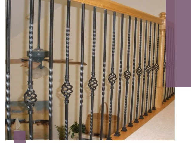 Изготовление и монтаж кованных перил в Кузнецке под ключ