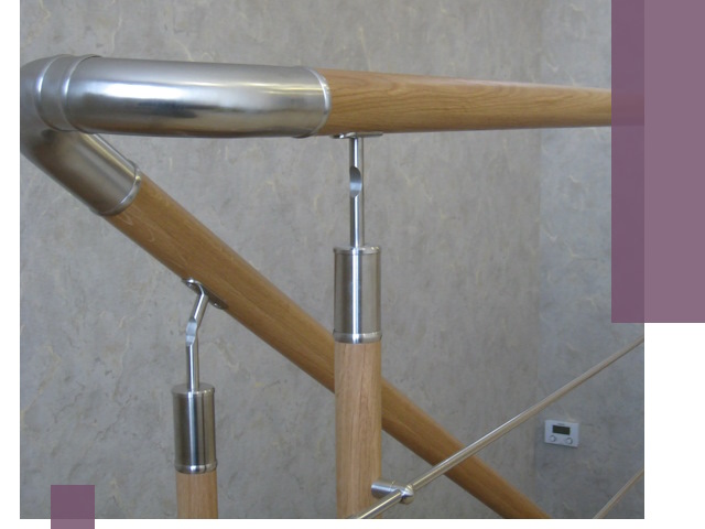 Комбинированные перила на заказ в Кузнецке — монтаж и производство