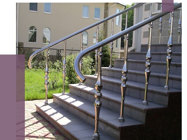 Перила для крыльца в Кузнецке от 10945 руб. — монтаж ПРОЛЁТ-Кнц