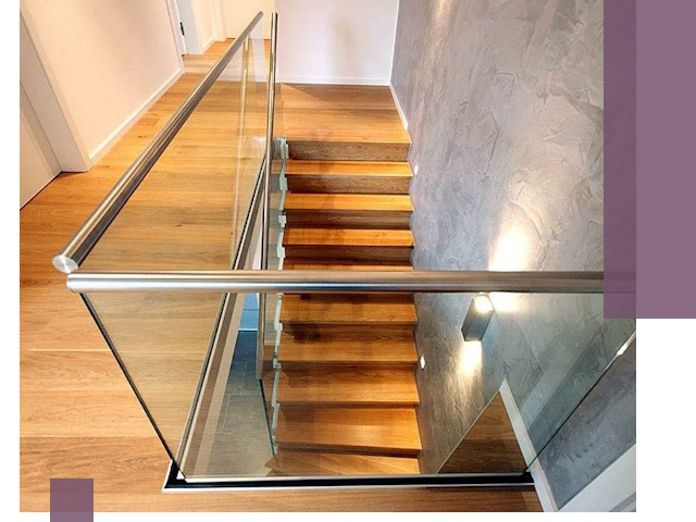 Перила для лестницы в доме — изготовление и монтаж в Кузнецке