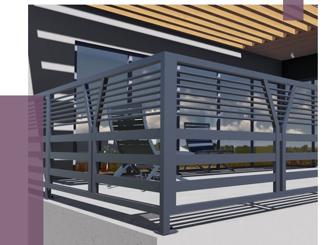 Изготовление балконных ограждений в Кузнецке от 10945 руб. | ПРОЛЁТ-Кнц