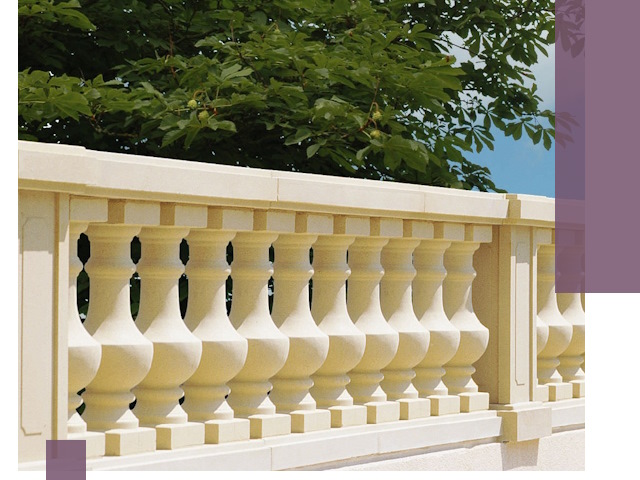 Установка балюстрады в Кузнецке: изготовление и монтаж под ключ