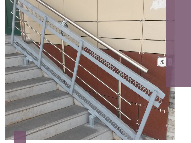 Изготовление откидных пандусов под ключ в Кузнецке