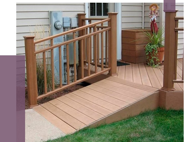 Пандус на крыльцо в Кузнецке под ключ от 7922 руб.