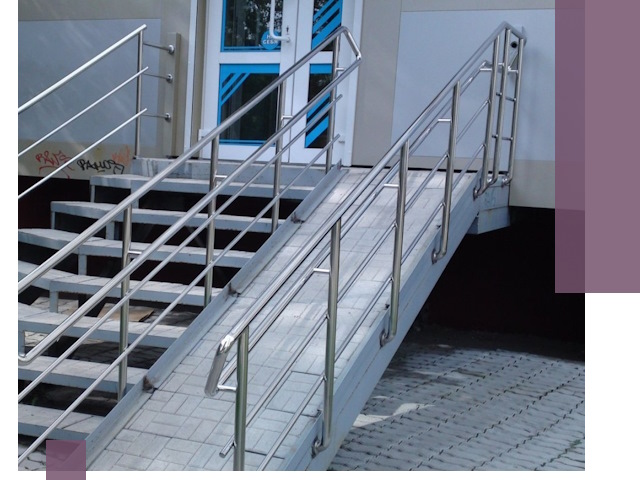 Пандус на крыльцо под ключ в Кузнецке: монтаж и изготовление