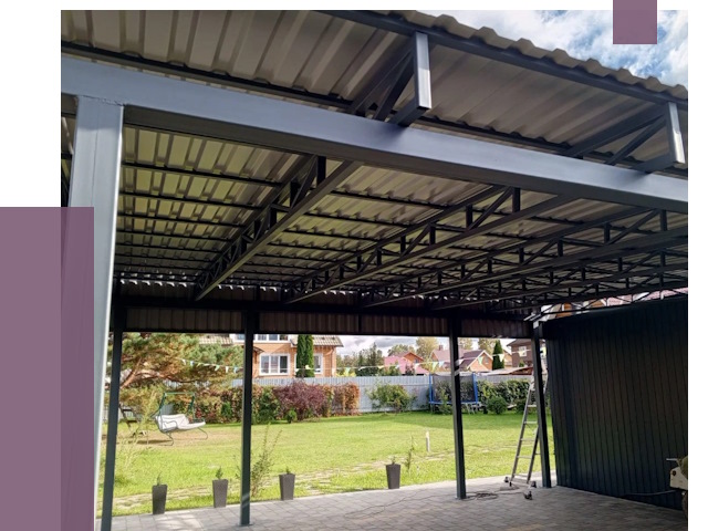 Монтаж навесов в Кузнецке от 7505 руб. — установка навеса | ПРОЛЁТ-Кнц