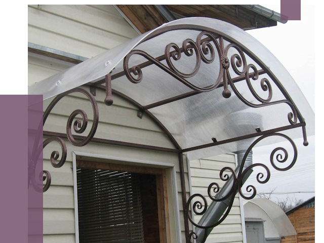 Изготовление козырьков в Кузнецке от 7505 руб. — заказать | ПРОЛЁТ-Кнц