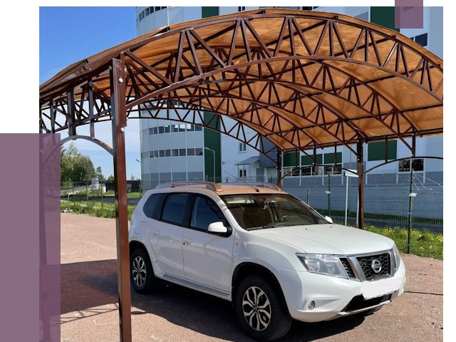 Недорогие навесы в Кузнецке от 43781 руб. | ПРОЛЁТ-Кнц