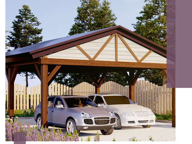 Навесы для автомобиля в Кузнецке — изготовление и монтаж