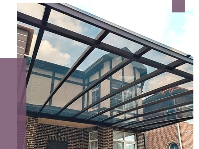 Навесы из поликарбоната в Кузнецке от 8777 руб. под ключ — ПРОЛЁТ-Кнц