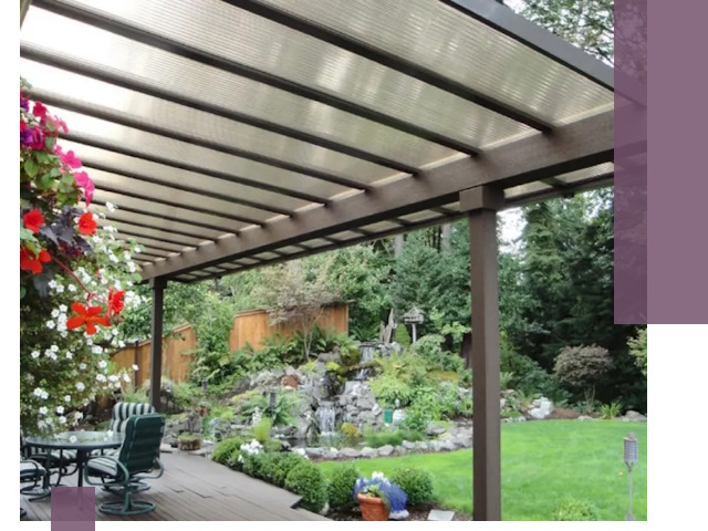 Навесы из поликарбоната под ключ в Кузнецке быстро и надёжно