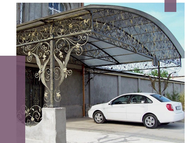 Кованые навесы в Кузнецке от 14854 руб. | ПРОЛЁТ-Кнц