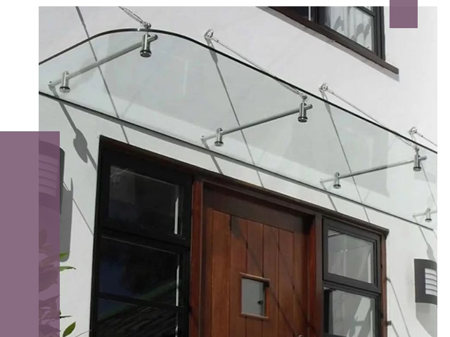 Стеклянные козырьки в Кузнецке от 19284 руб. | ПРОЛЁТ-Кнц