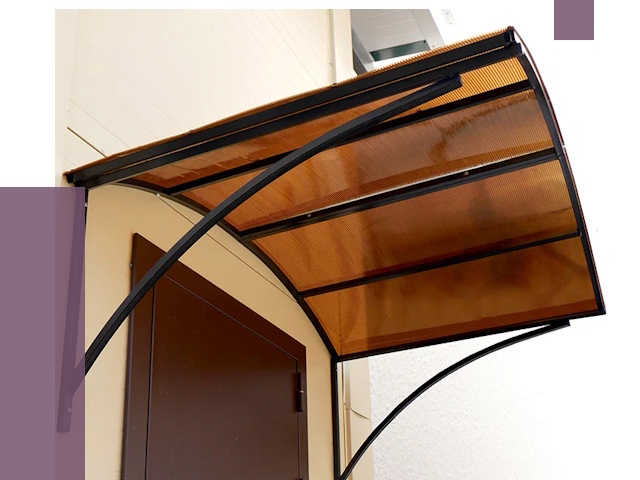 Недорогие козырьки в Кузнецке от 7735 руб.  | ПРОЛЁТ-Кнц