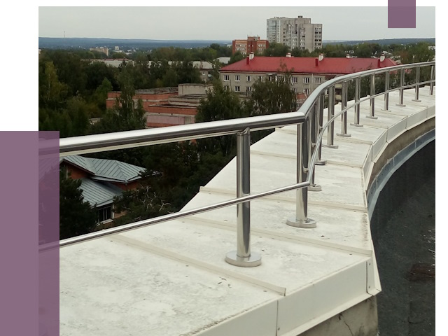 Парапеты и ограждения кровли в Кузнецке от 5056 руб.