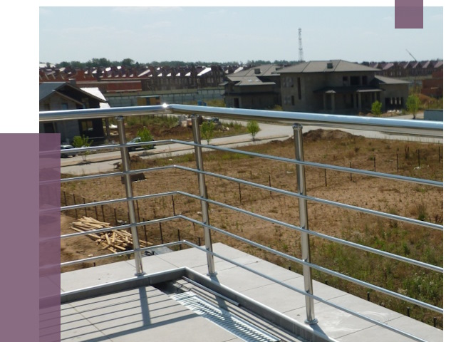 Парапеты из нержавеющей стали в Кузнецке от 8131 руб. за м² | ПРОЛЁТ-Кнц