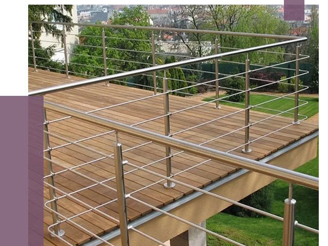 Алюминиевые парапеты в Кузнецке под ключ от 7922 руб. 