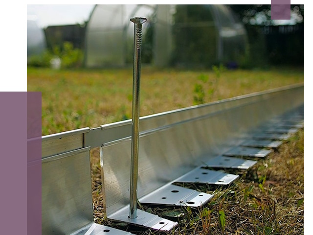 Металлические бордюры для газона в Кузнецке от 4378 руб. | ПРОЛЁТ-Кнц