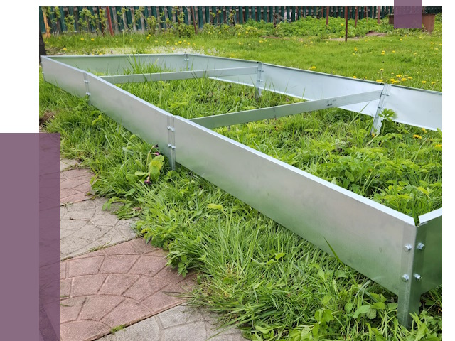 Металлические бордюры для грядок в Кузнецке от 1824 руб. 