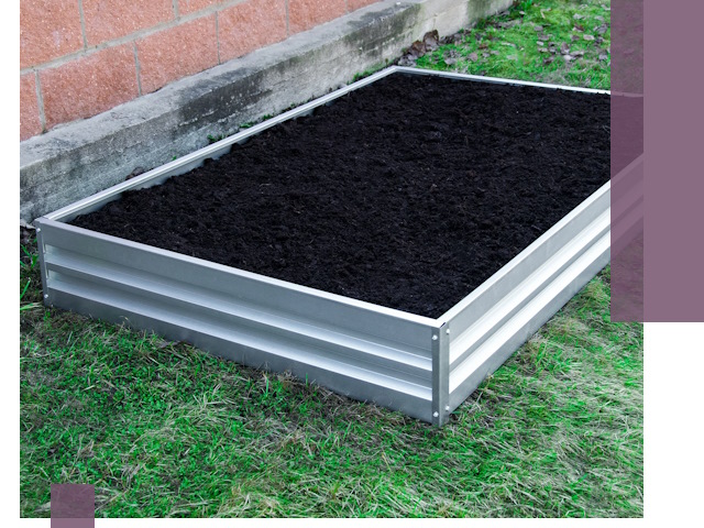 Металлические бордюры для грядок в Кузнецке: прочность и аккуратность